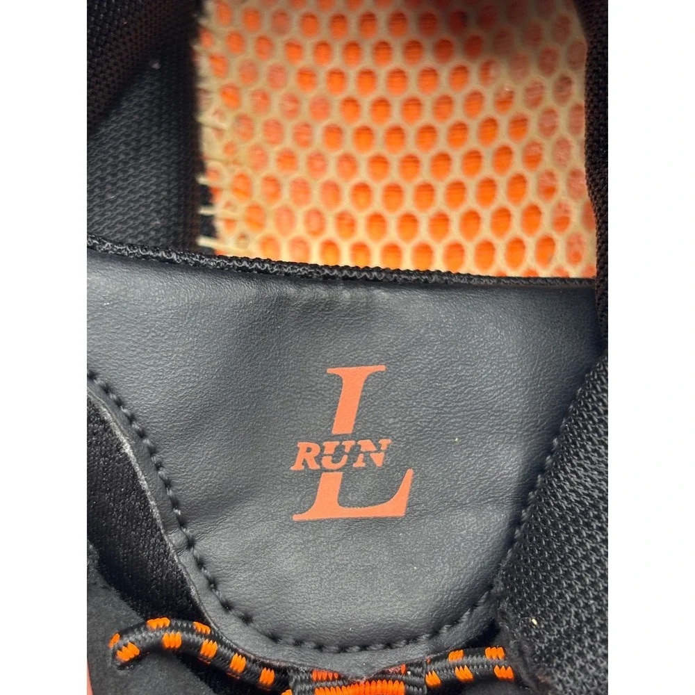 L-RUN Men's Water Shoes EU 47 US 13 Black Orange Barefoot Beach Quick Dry Hiking